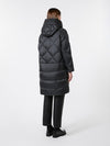 The Cube Down Jacket in Iridescent Water-Repellent Fabric Black